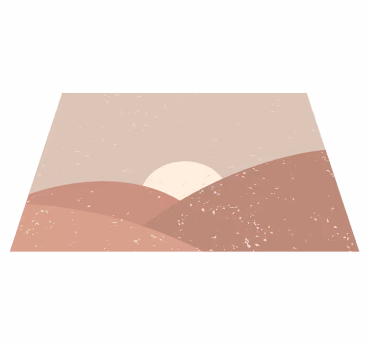 Tapete vinílico minimalista paisagem abstrata - TenStickers