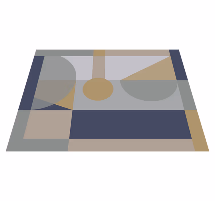 Tapete vinílico geométricas formas geométricas abstratas - TenStickers