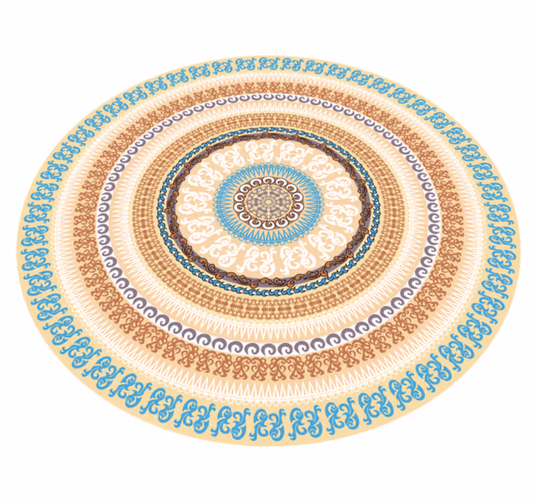 Tapete vinílico de mandala padrão de círculo de mandala - TenStickers