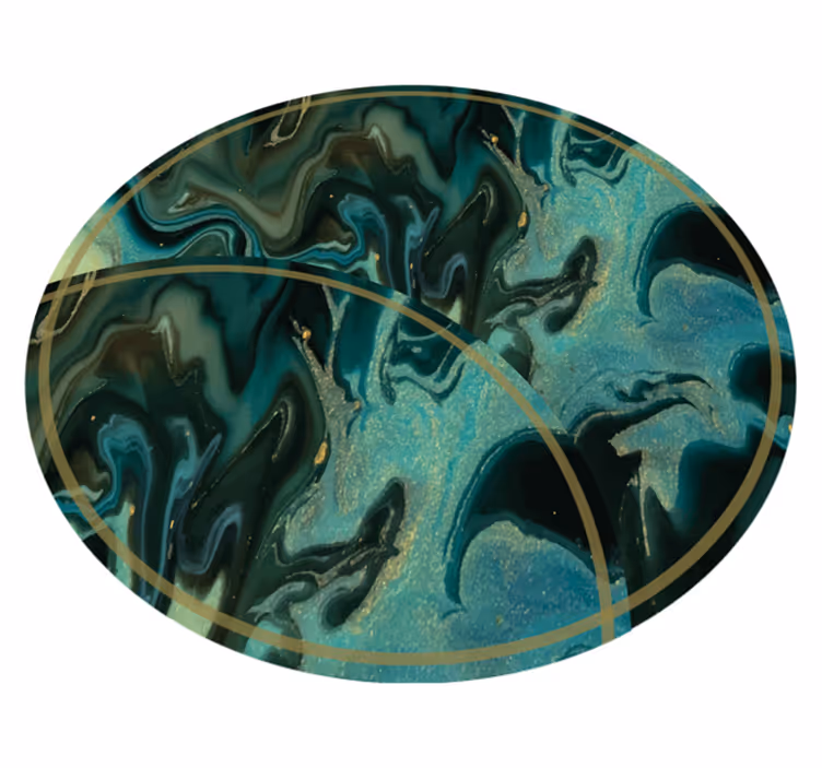 Tapete de vinil mármore padrão marmorizado abstrato - TenStickers