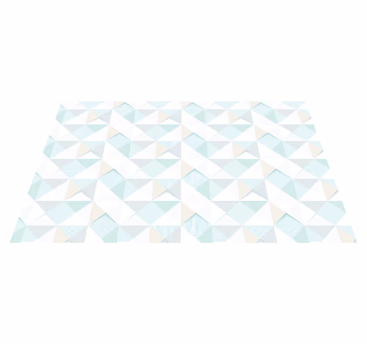Tapete vinílico com formas geométricas sobrepostas - TenStickers