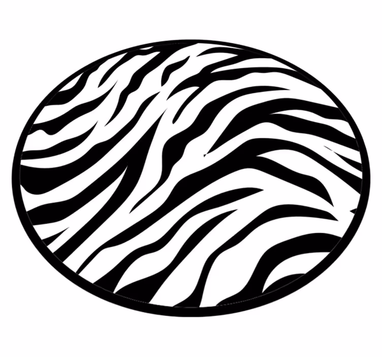Tapete minimalista abstrato com padrão preto e branco - TenStickers