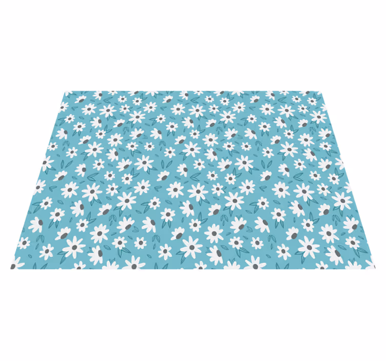 Tapete vinílico flores e plantas decoração floral - TenStickers