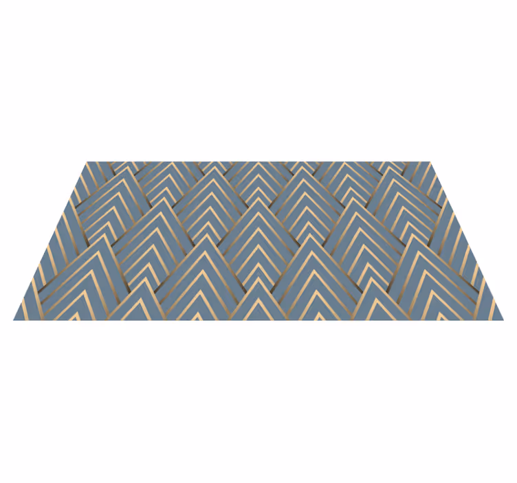 Tapete vinílico geométricas padrão chevron geométrico - TenStickers