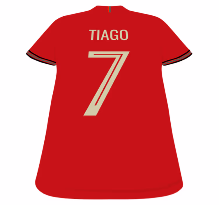 T-shirtda seleção de portugal tapete personalizado - TenStickers