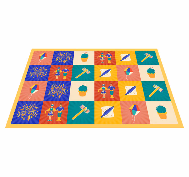 Tapete de azulejos "santos populares" - TenStickers
