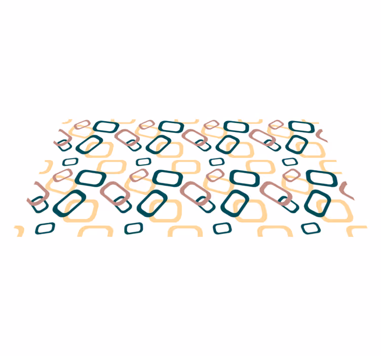 Tapete moderno de formas irregulares abstratas - TenStickers