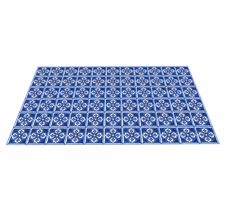 Tapete de azulejo mediterrâneo clássico - TenStickers