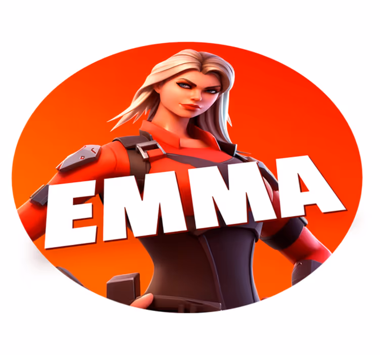 Tapete vinílico personagem feminina videogame - TenStickers