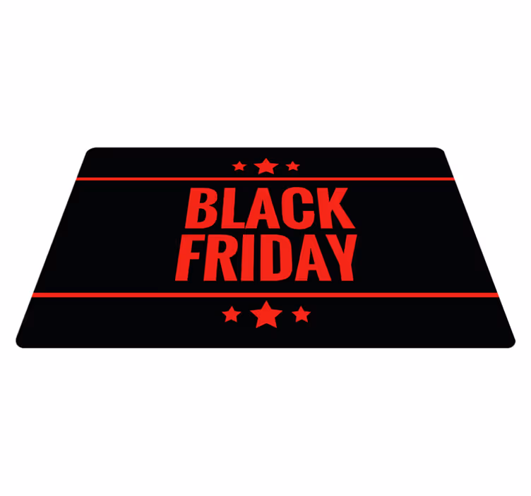 Tapete vinil preto black Friday é o dia mais esperado do ano para - TenStickers