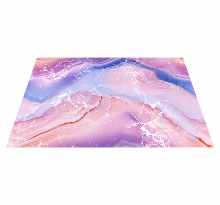 Tapete de vinil mármore tons de roxo e rosa - TenStickers