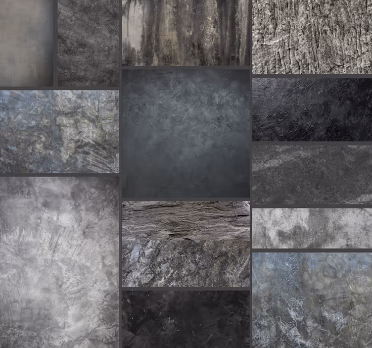 papel de parede pedra Nuvens de pedra - TenStickers