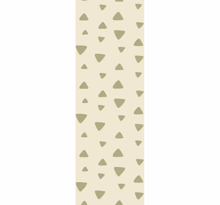 papel de parede triângulos padrão bege simples - TenStickers