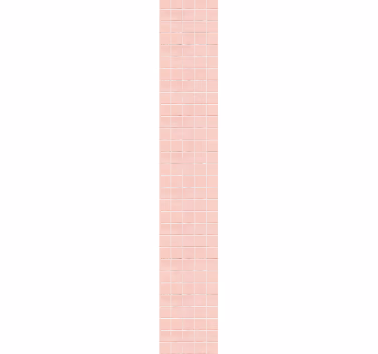papel de parede azulejo padrão de mosaico rosa - TenStickers