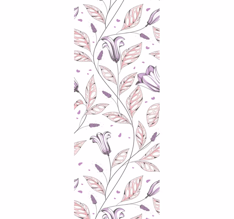 papel de parede flores design de harmonia floral - TenStickers