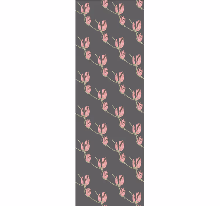papel de parede flores design floral elegante - TenStickers