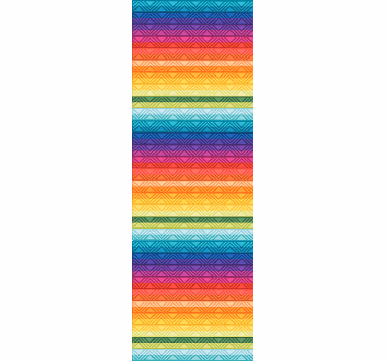 Papel de Parede riscas listras geométricas vibrantes - TenStickers