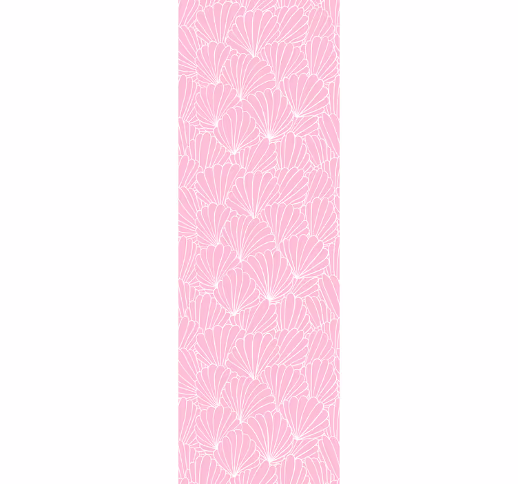 papel de parede floral padrões de pétalas suaves - TenStickers