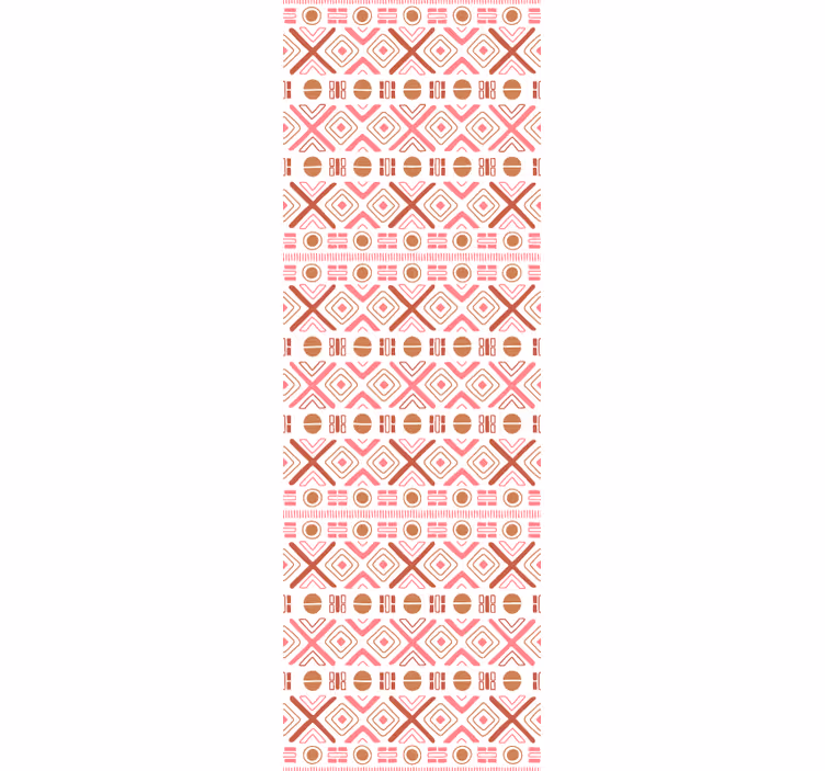 papel de parede floral padrões geométricos decorativos - TenStickers