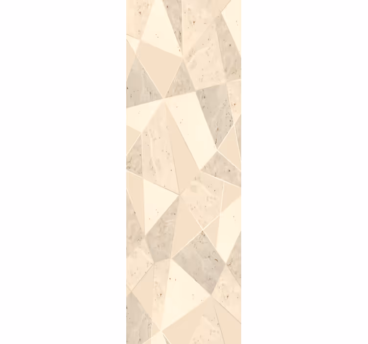 papel de parede mármore motivo geométrico bege - TenStickers