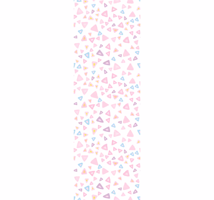 papel de parede triângulos padrão de triângulo pastel - TenStickers