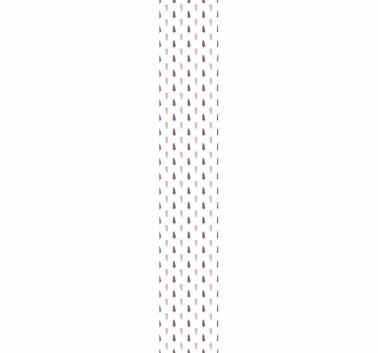 Papel de parede nórdicos padrão elegante de abeto - TenStickers