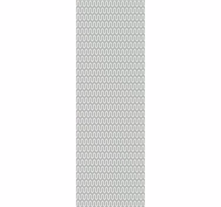 papel de parede formas geométricas padrão ondulado elegante - TenStickers