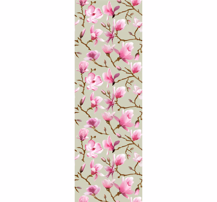 Papel de parede flores ramos de flores rosas - TenStickers