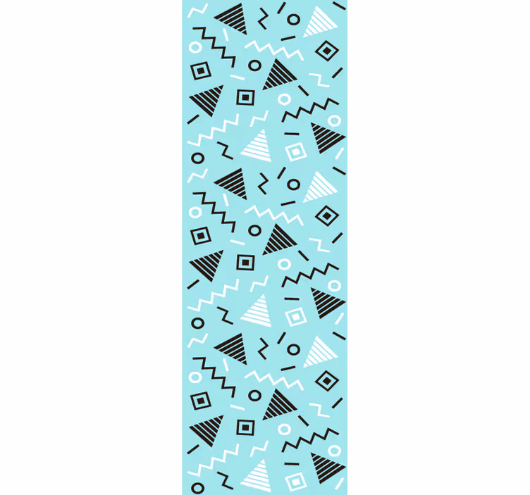 Papel de parede formas geométricas estilo memphis divertido - TenStickers