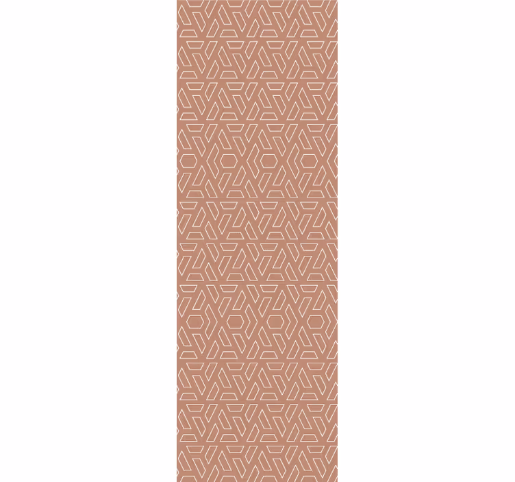 papel de parede formas geométricas padrão de forma abstrata - TenStickers