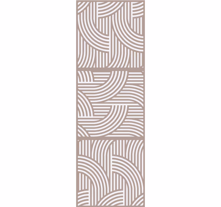 papel de parede para sala organis linhas elegantes - TenStickers