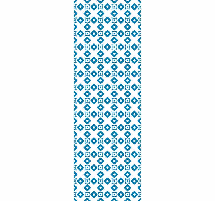 Papel de parede azulejo com padrão de azulejos estiloso - TenStickers