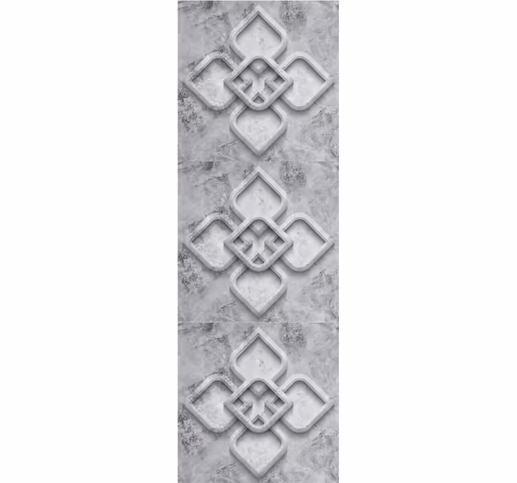 papel de parede pedra motivo geométrico elegante - TenStickers