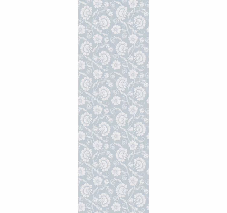 papel de parede floral padrão de videira florida - TenStickers