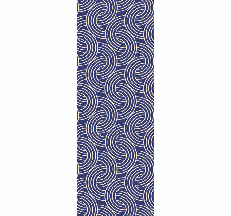 papel de parede formas geométricas ondas espirais elegantes - TenStickers