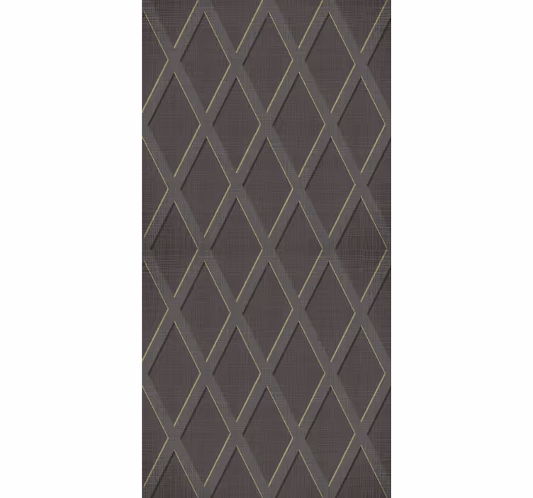 Papel de parede texturas e padrões padrão de grade diamante - TenStickers