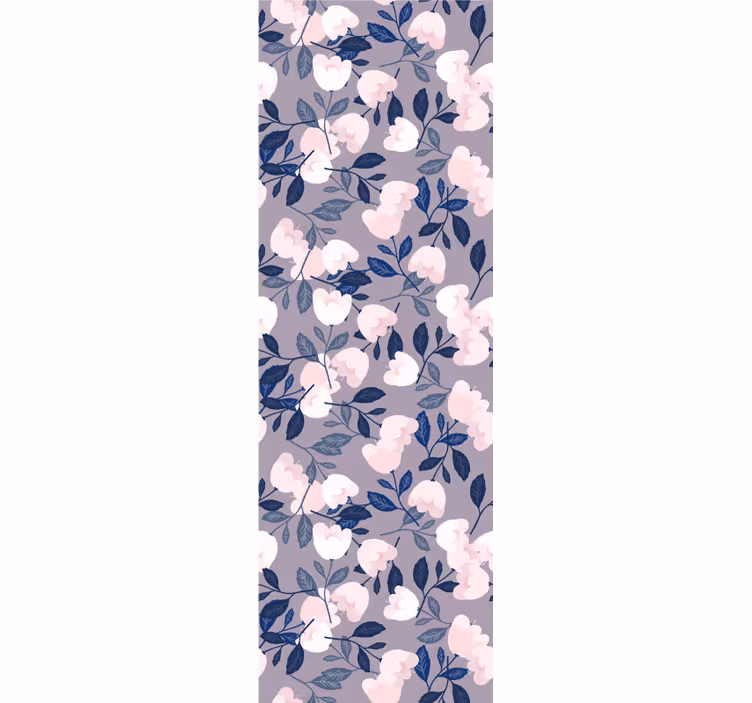 papel de parede floral padrão de flor - TenStickers