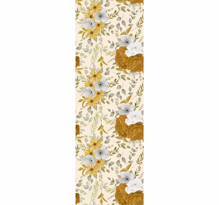 Papel de parede flores flores aninhadas - TenStickers