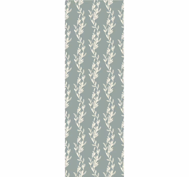 papel de parede floral desenho delicado de videira - TenStickers