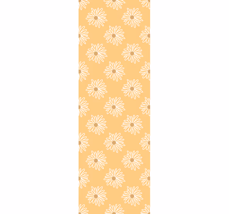 papel de parede flores flor amarela floral - TenStickers