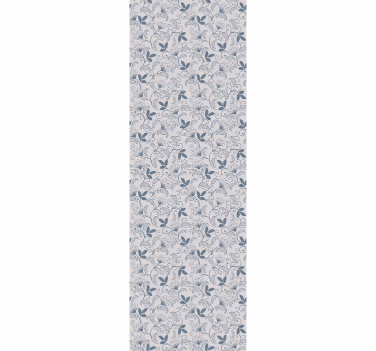 papel de parede floral flor delicada de videira - TenStickers