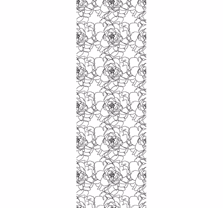 papel de parede floral flor elegante floresce - TenStickers