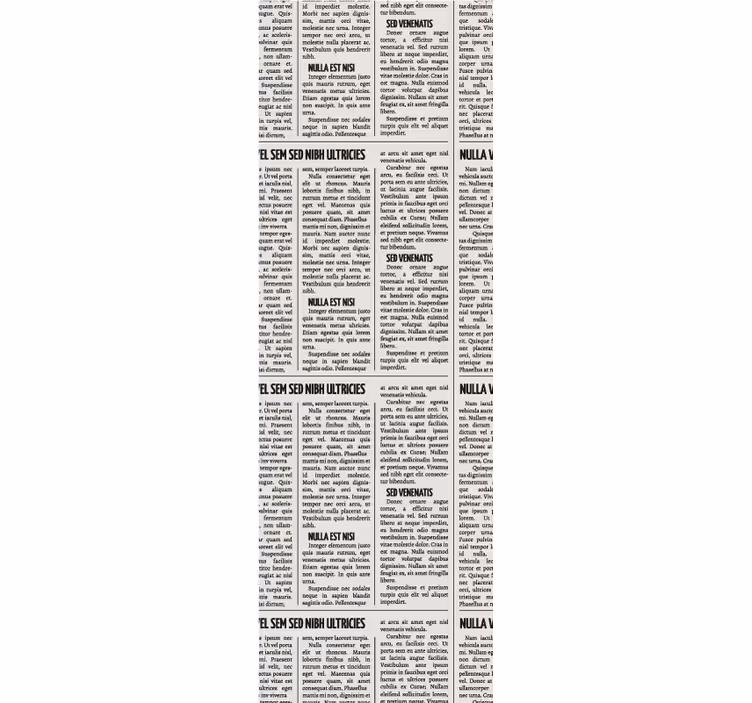 Papel de parede personalizável estilo jornal vintage - TenStickers