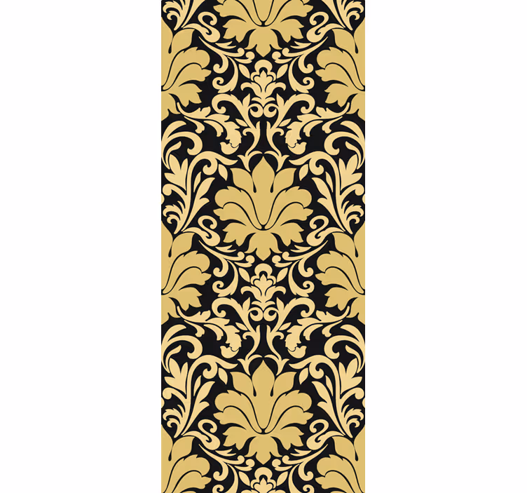 papel de parede outros vintage decoração elegante damasco - TenStickers