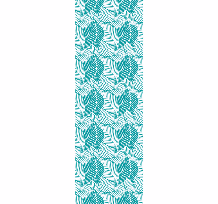 Papel de parede folhas composição tropical - TenStickers
