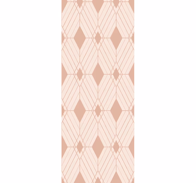 papel de parede formas geométricas diamantes pastel deco - TenStickers