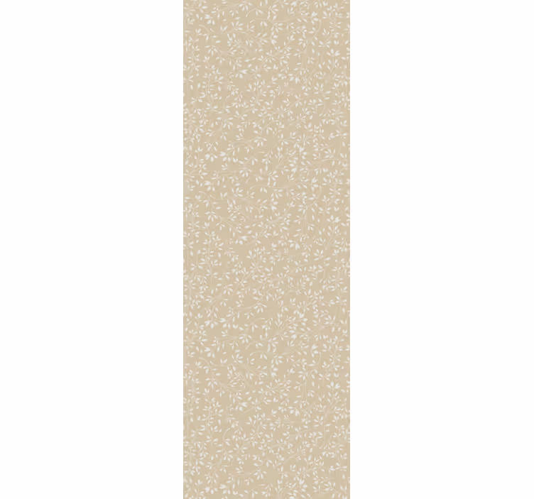 Papel de parede gabinete delicado bege e branco - TenStickers