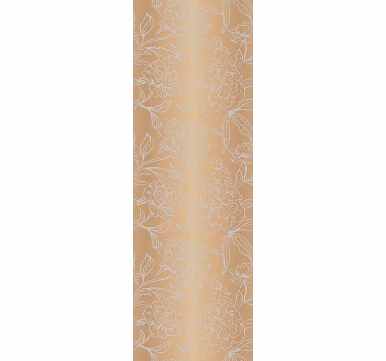papel de parede floral delicados detalhes florais - TenStickers