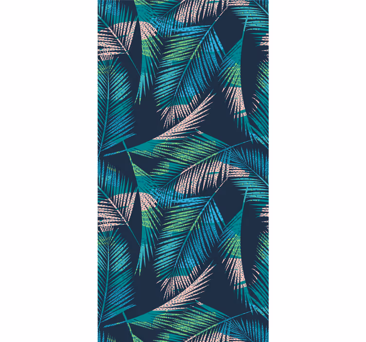 Papel de parede natureza vibrações de palmeiras tropicais - TenStickers