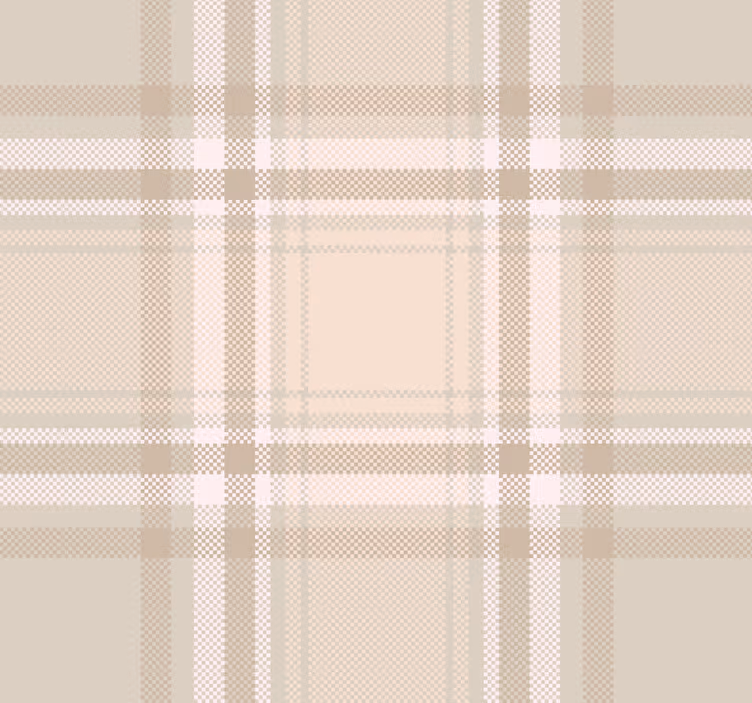 papel de parede para sala padrão burberry - TenStickers